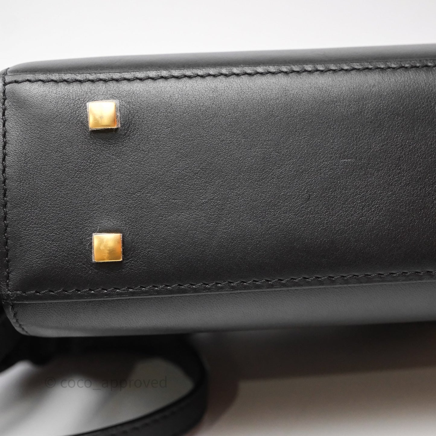 Delvaux Tempête Mini Black Calfskin Gold Hardware