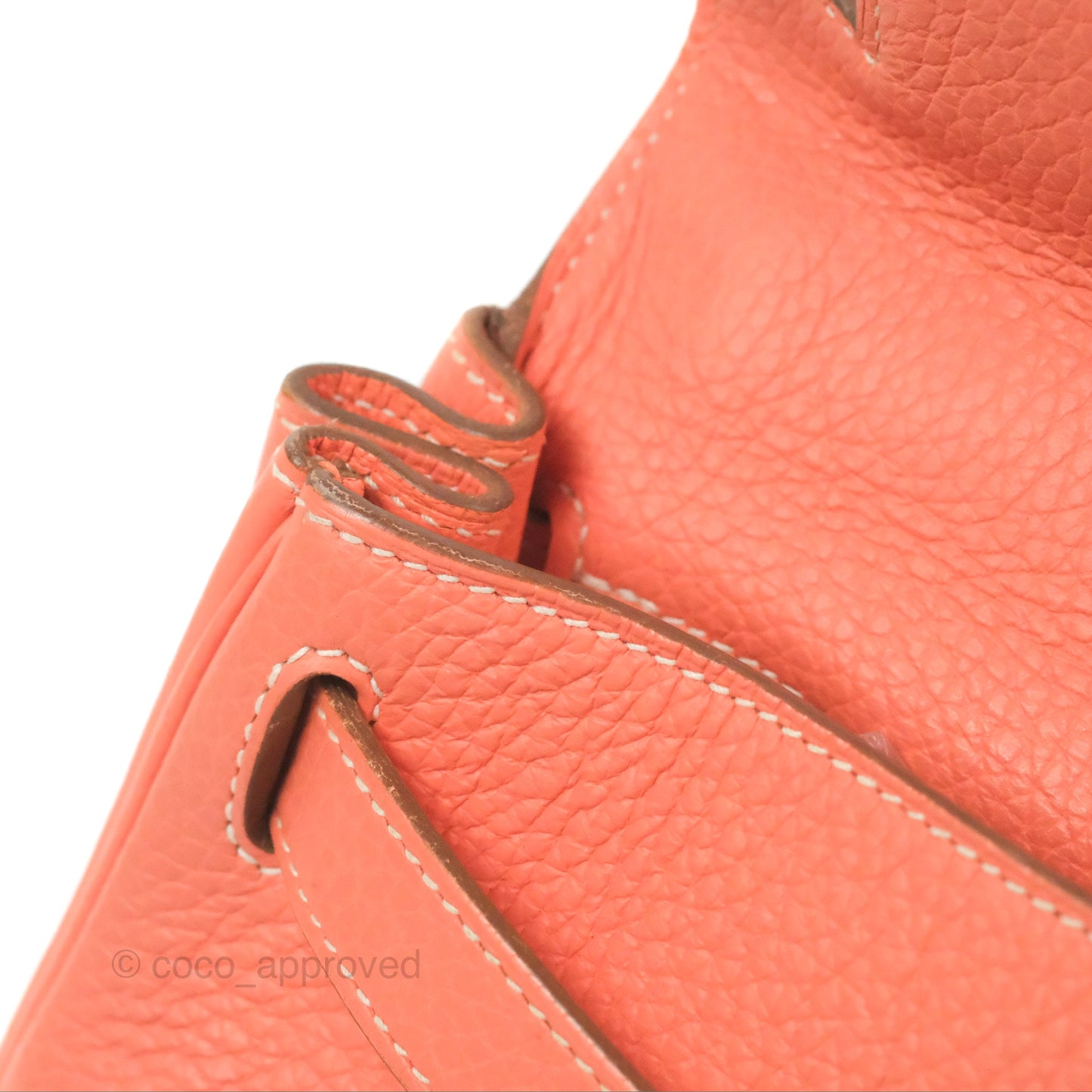 Hermès Kelly Retourne 28 Crevette Clemence Palladium Hardware