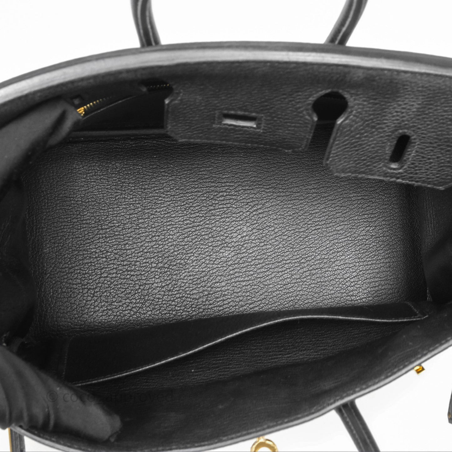 Hermes Birkin 25 Black Togo Gold Hardware