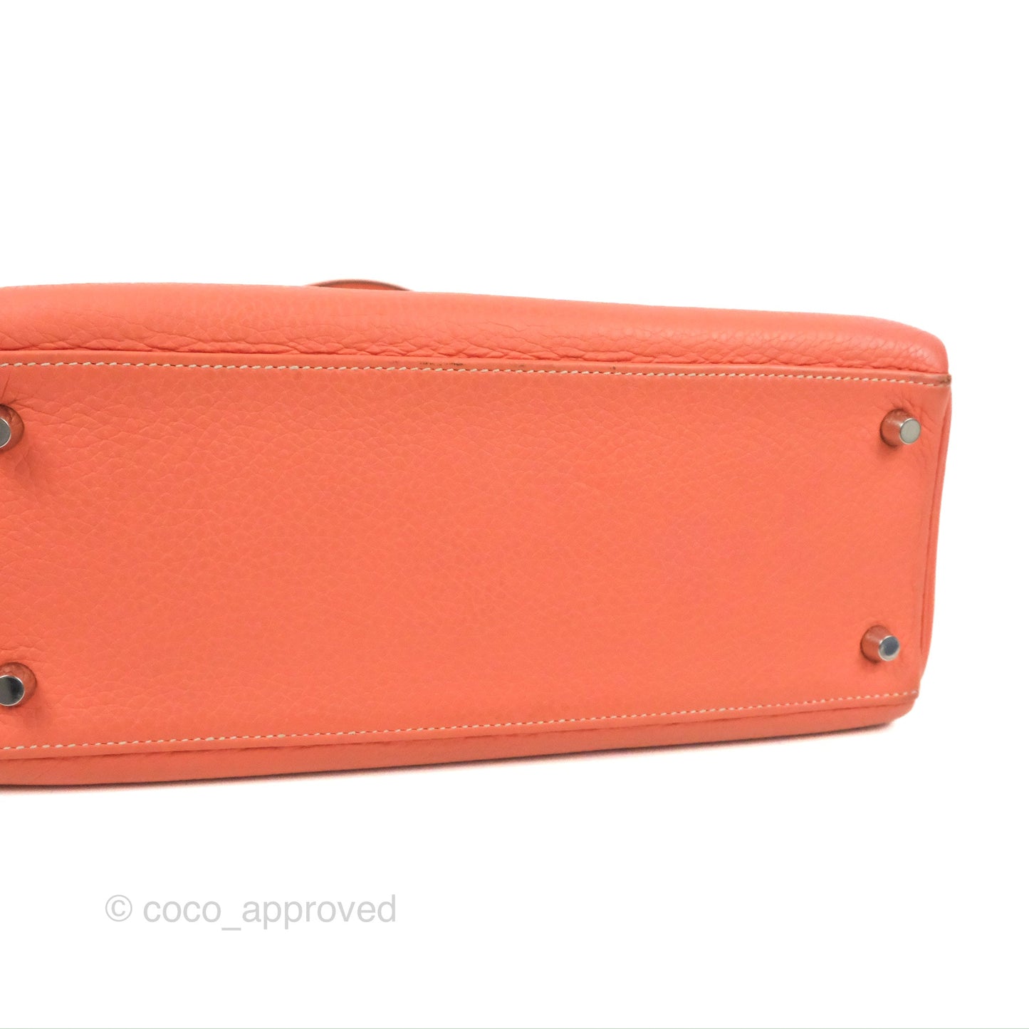 Hermès Kelly Retourne 28 Crevette Clemence Palladium Hardware