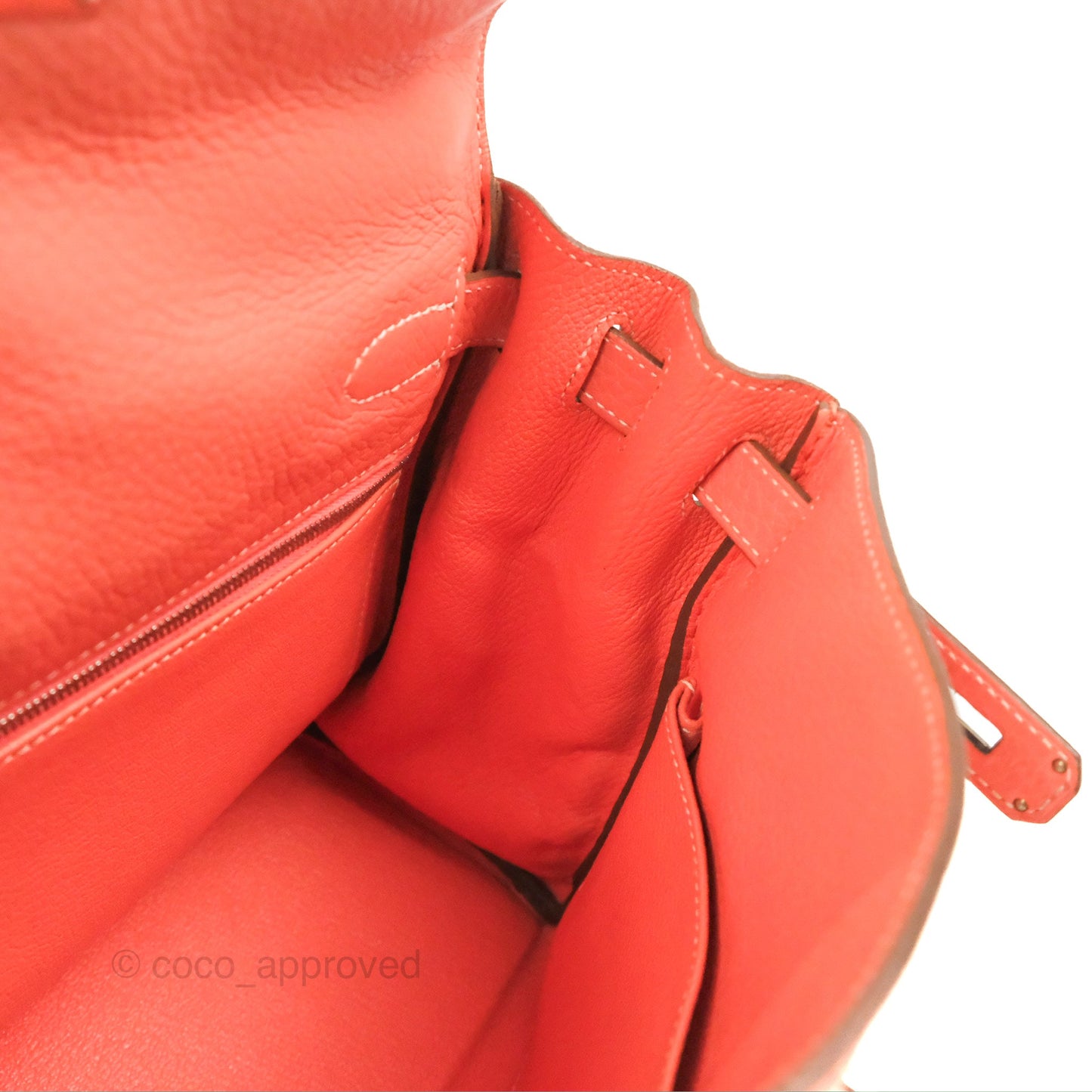 Hermès Kelly Retourne 28 Crevette Clemence Palladium Hardware