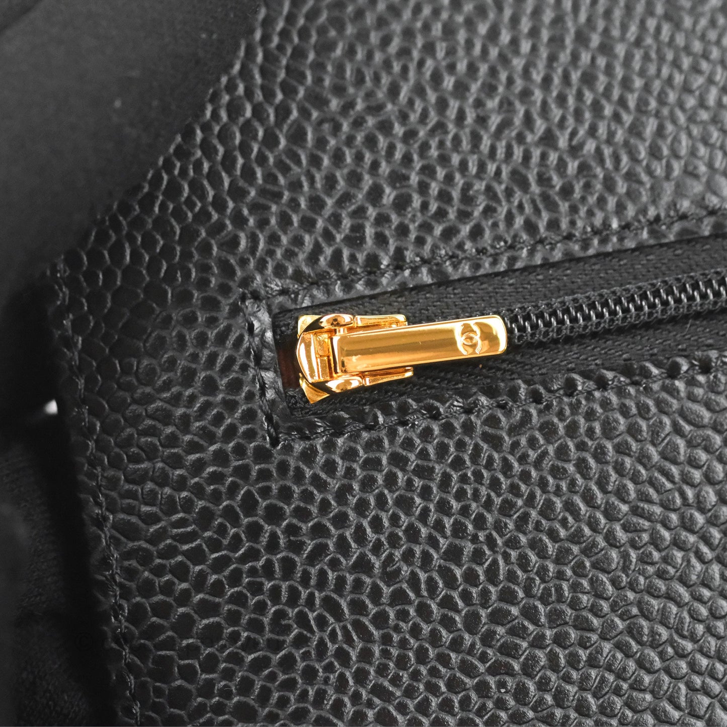 Chanel Quilted Classic WOC Black Caviar Gold Hardware