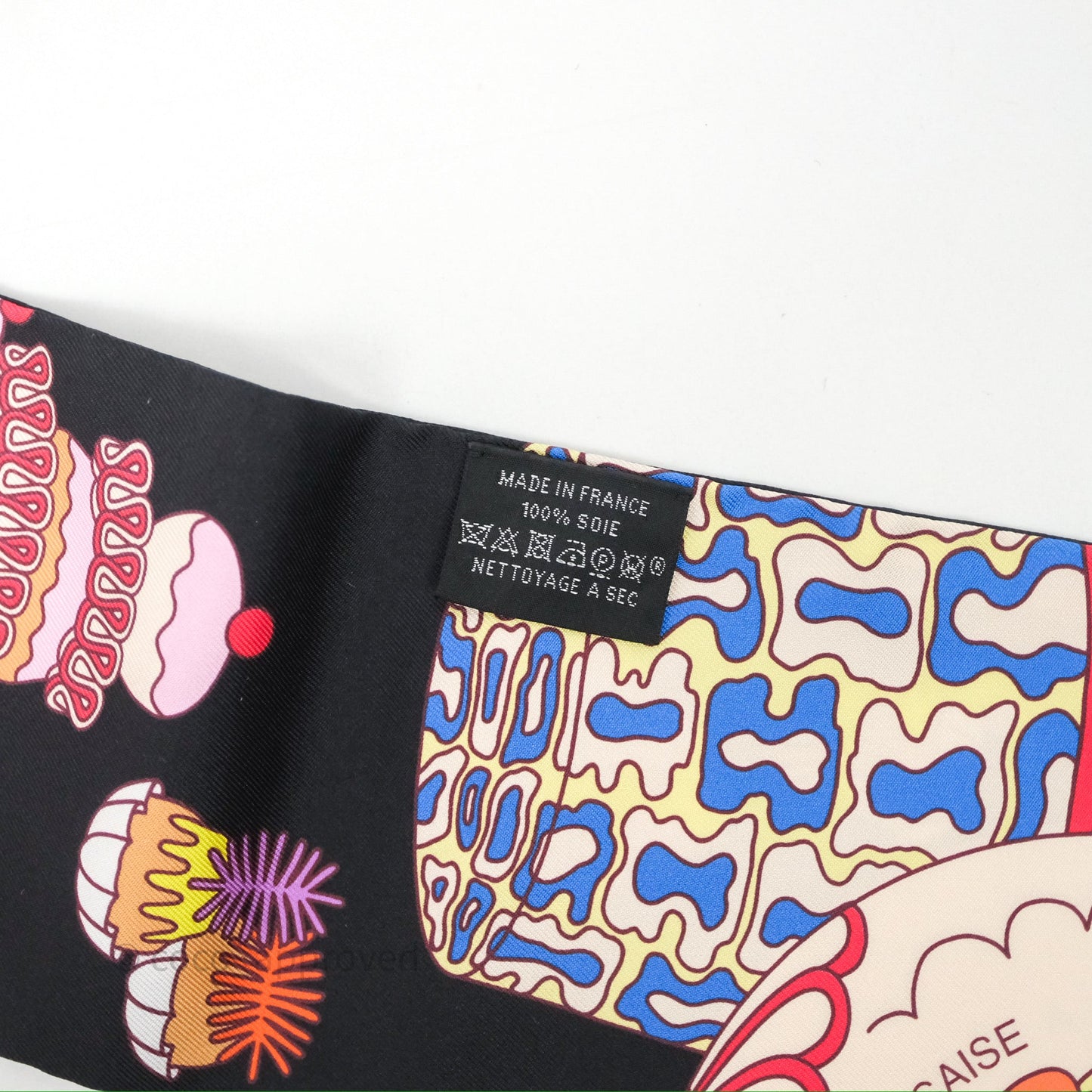 Hermes La Patisserie Francaise Charms Silk Twilly