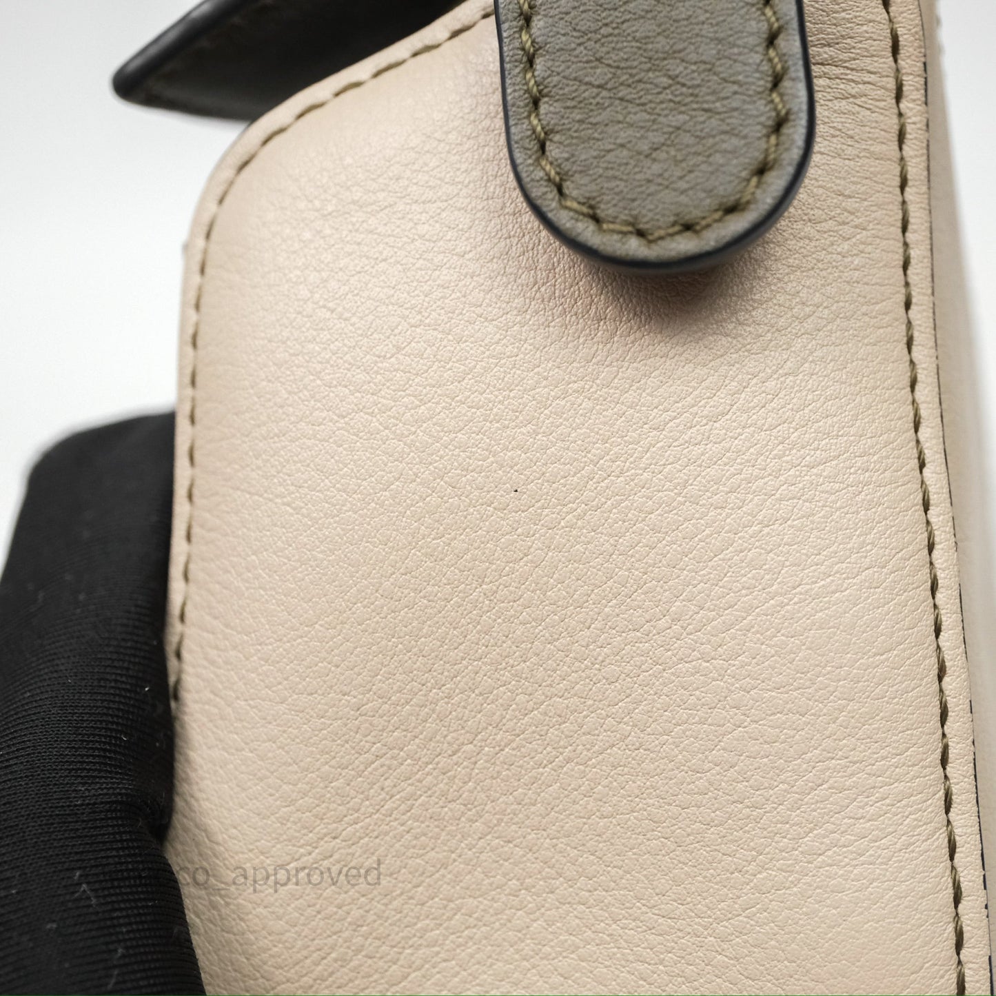 Loewe Mini Puzzle Bag Green Calfskin Gold Hardware