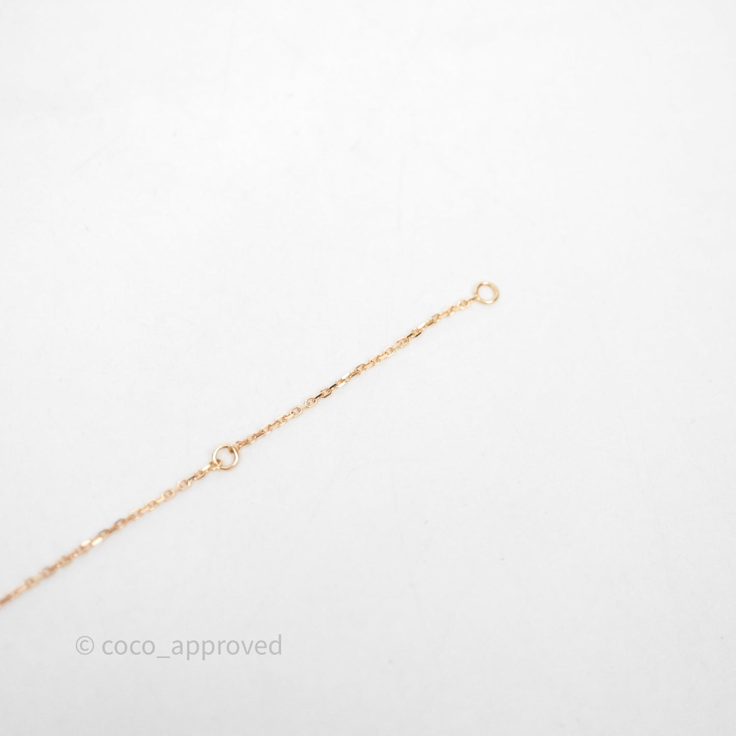 Van Cleef & Arpels Vintage Alhambra Holiday Pendant Pink Diamond Rose Gold