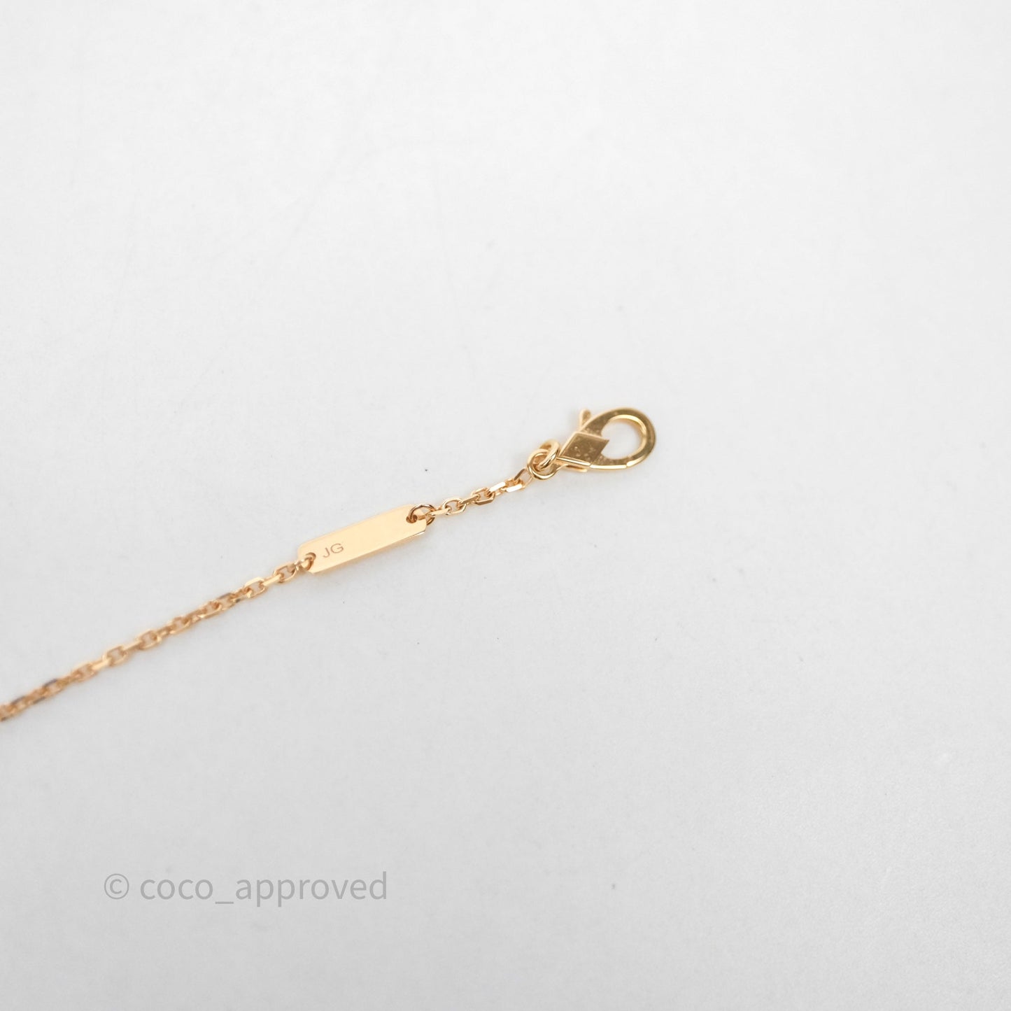 Van Cleef & Arpels Vintage Alhambra Holiday Pendant Pink Diamond Rose Gold