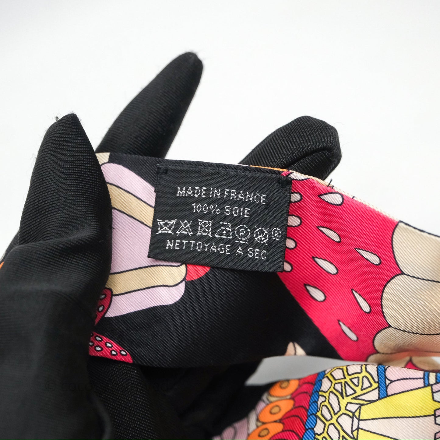 Hermes La Patisserie Francaise Charms Silk Twilly