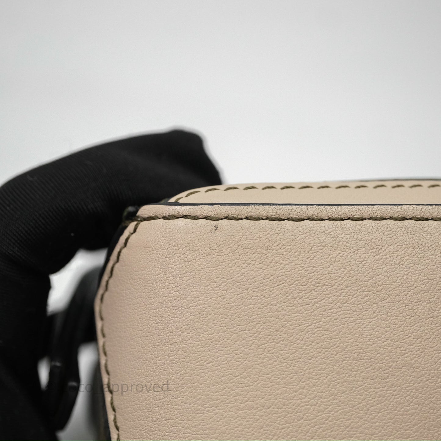 Loewe Mini Puzzle Bag Green Calfskin Gold Hardware