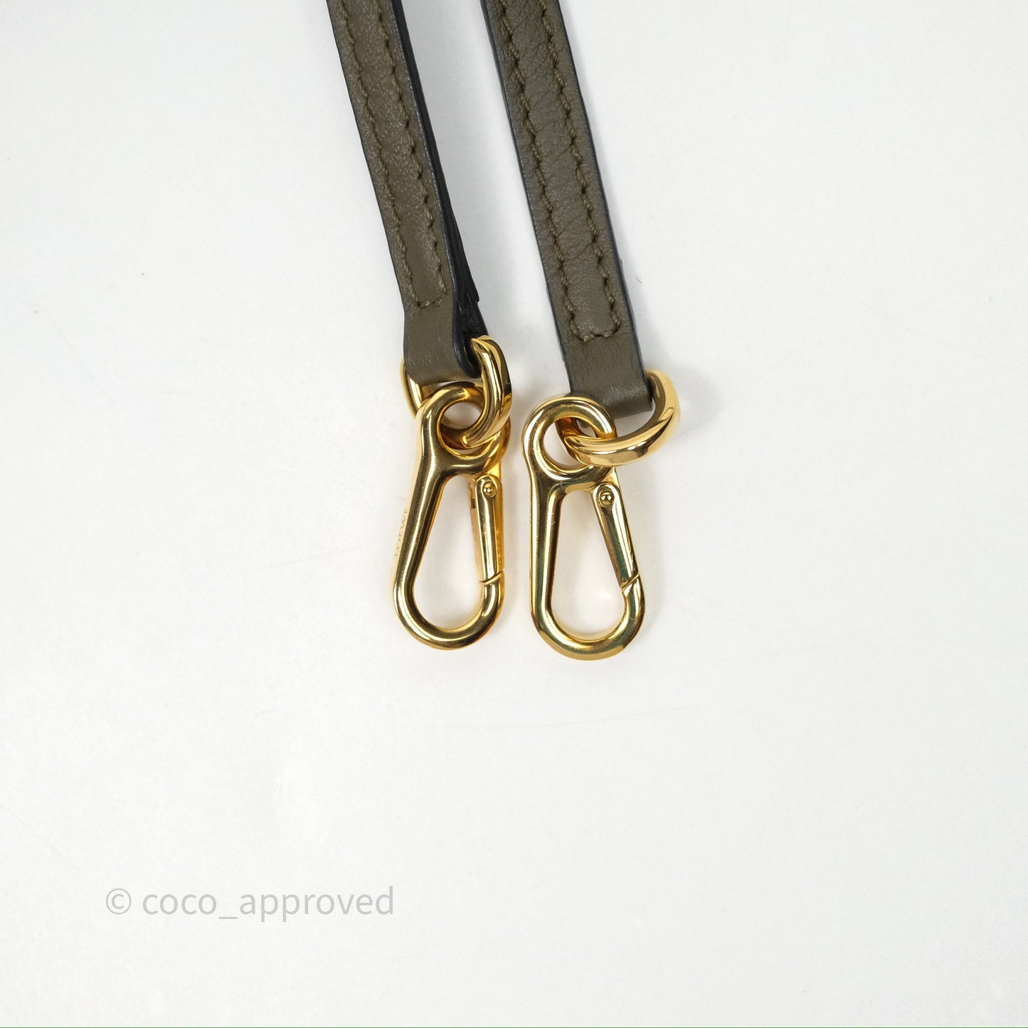 Loewe Mini Puzzle Bag Green Calfskin Gold Hardware