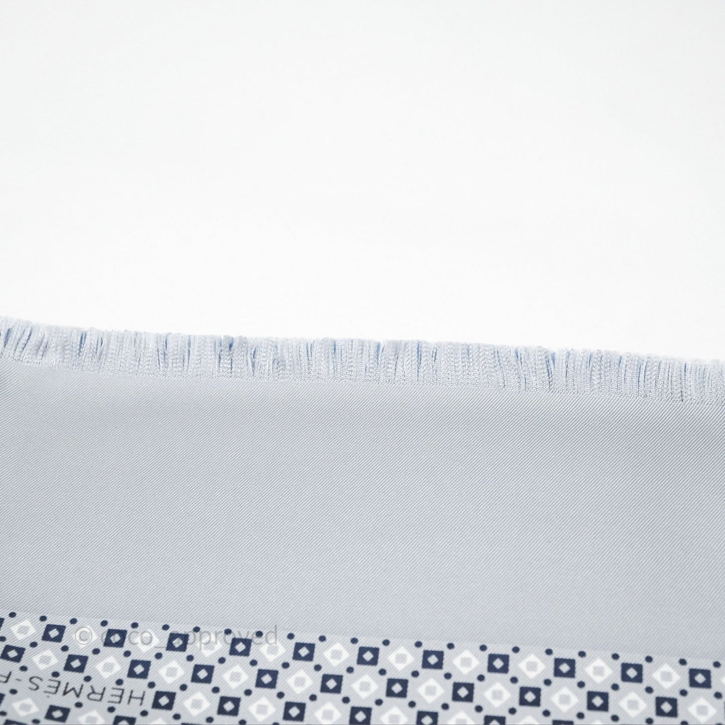 Hermes Scarf Bleu Silk