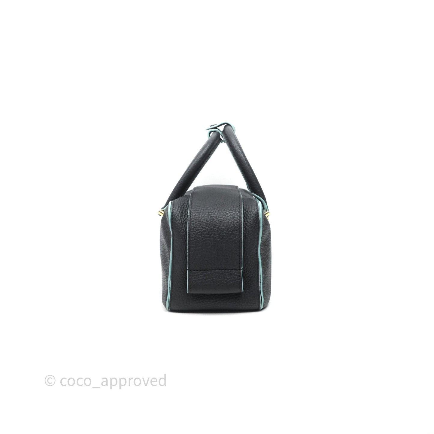 Delvaux Cool Box Mini Taurillon Soft Grained Calfskin Black