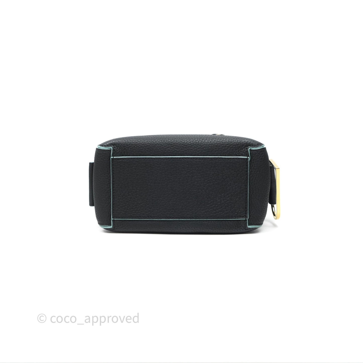 Delvaux Cool Box Mini Taurillon Soft Grained Calfskin Black