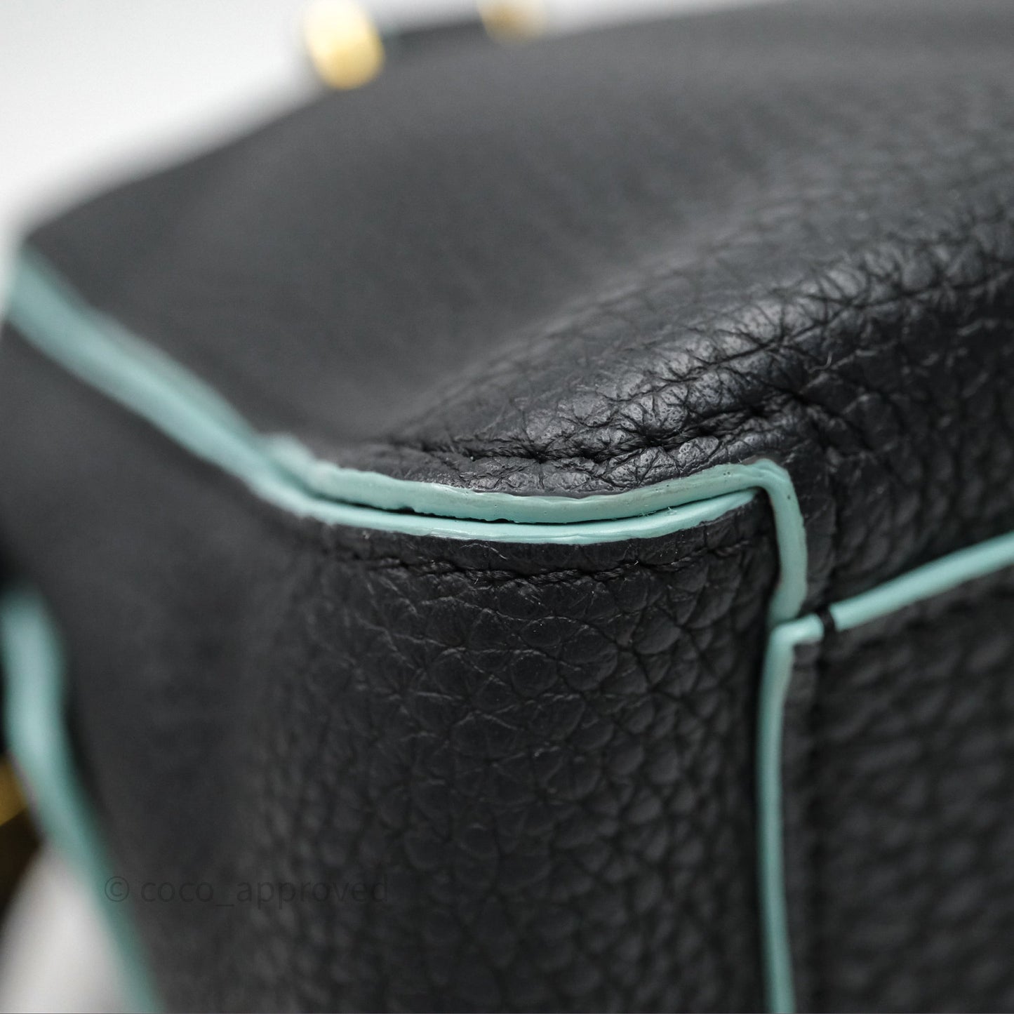 Delvaux Cool Box Mini Taurillon Soft Grained Calfskin Black