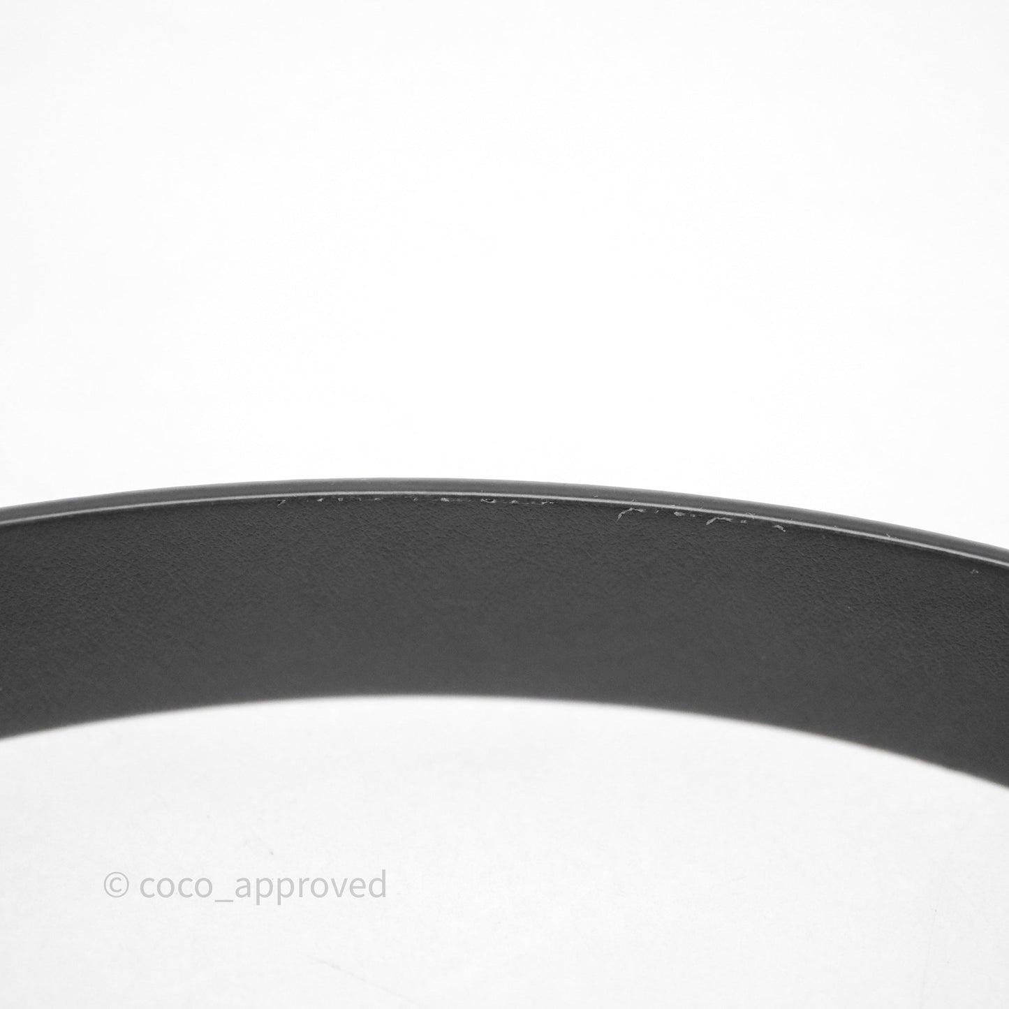 Christian Dior Pearl Belt Black Calfskin Gold Hardware Size 70