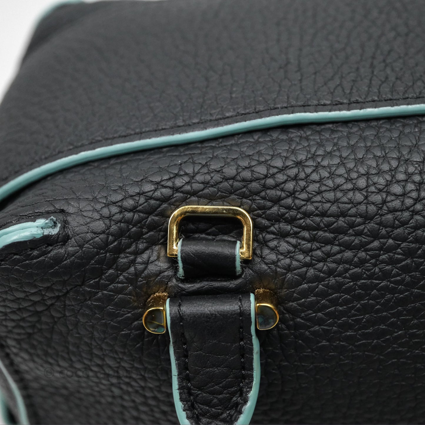 Delvaux Cool Box Mini Taurillon Soft Grained Calfskin Black
