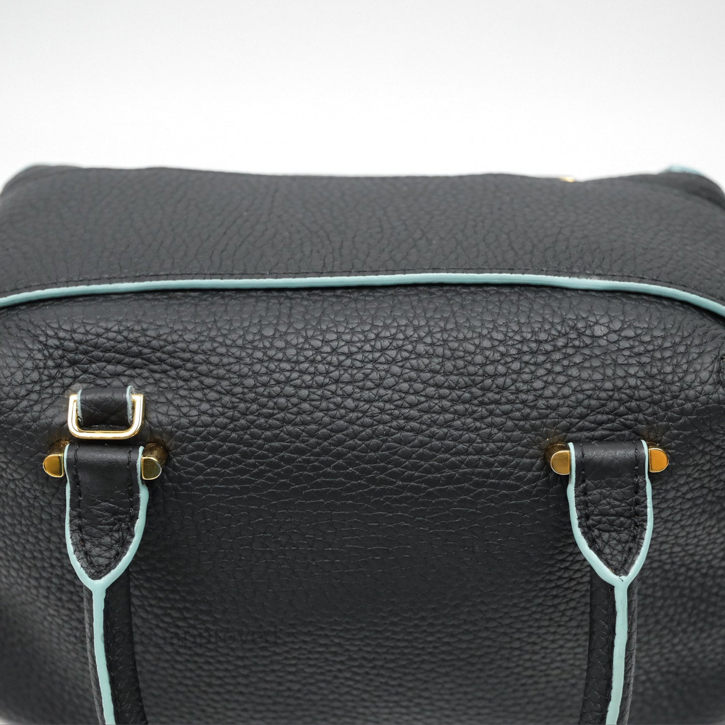 Delvaux Cool Box Mini Taurillon Soft Grained Calfskin Black