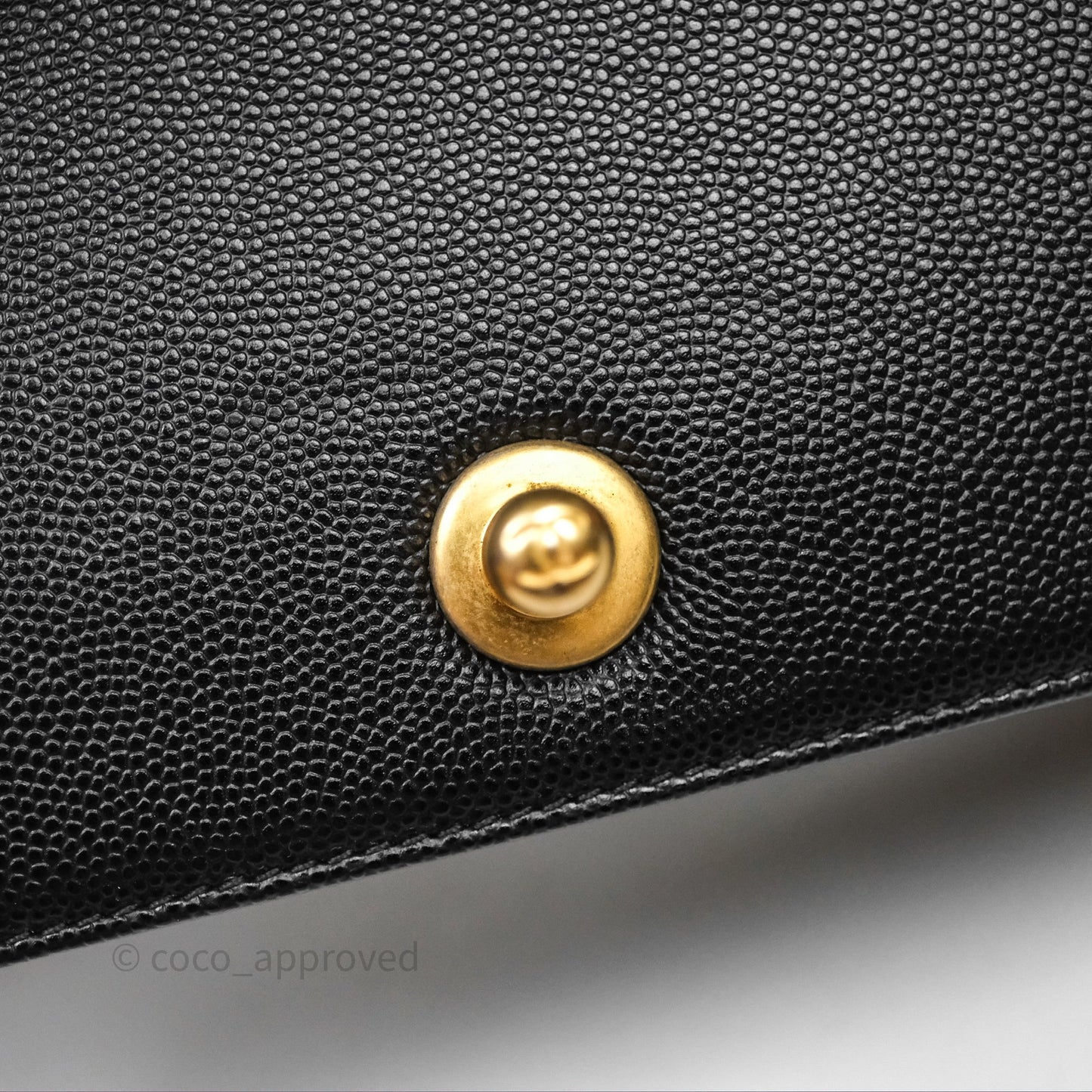 Chanel Small Quilted Boy Black Caviar Gold Hardware
