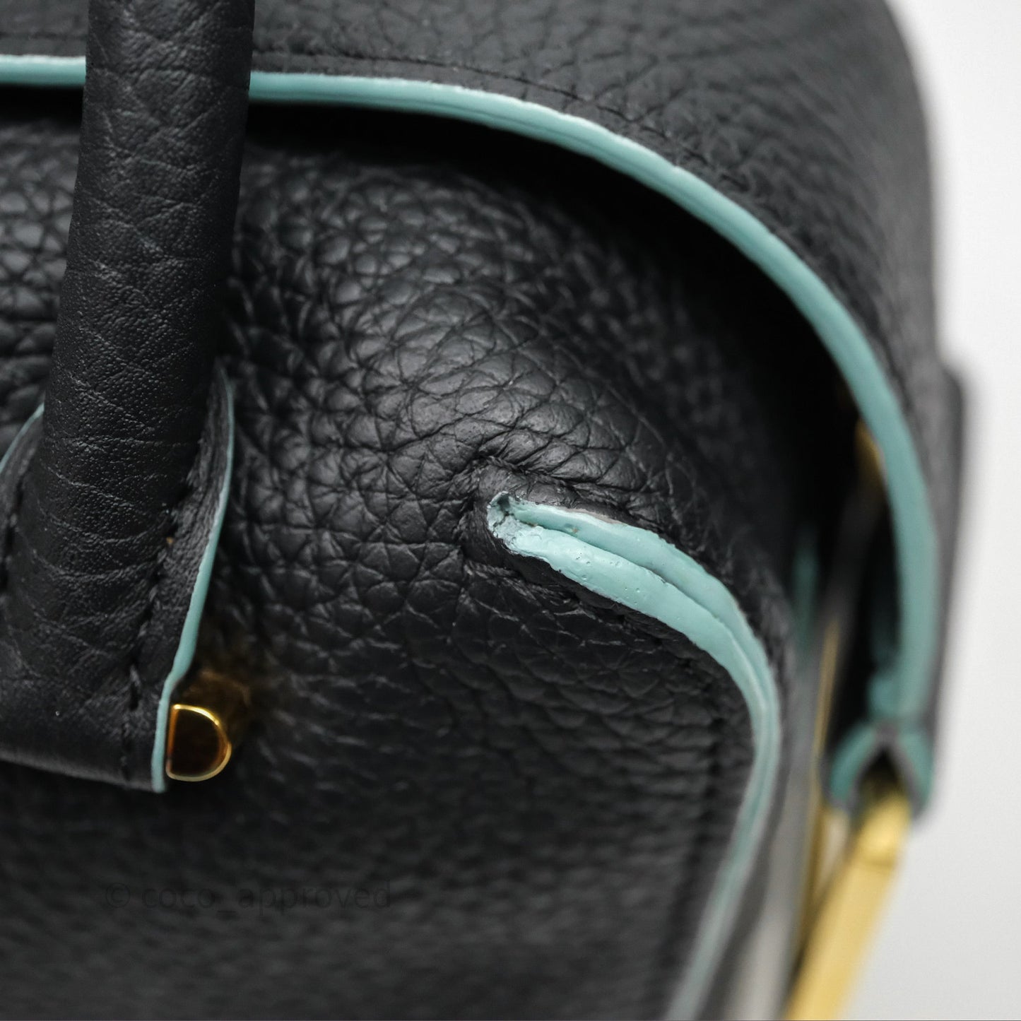 Delvaux Cool Box Mini Taurillon Soft Grained Calfskin Black
