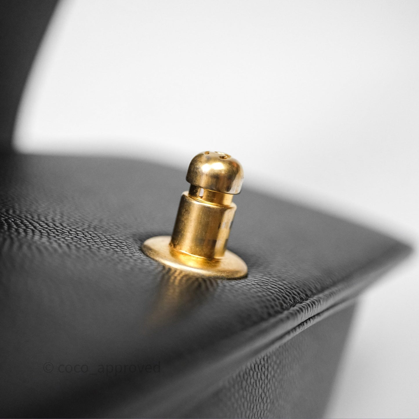 Chanel Small Quilted Boy Black Caviar Gold Hardware