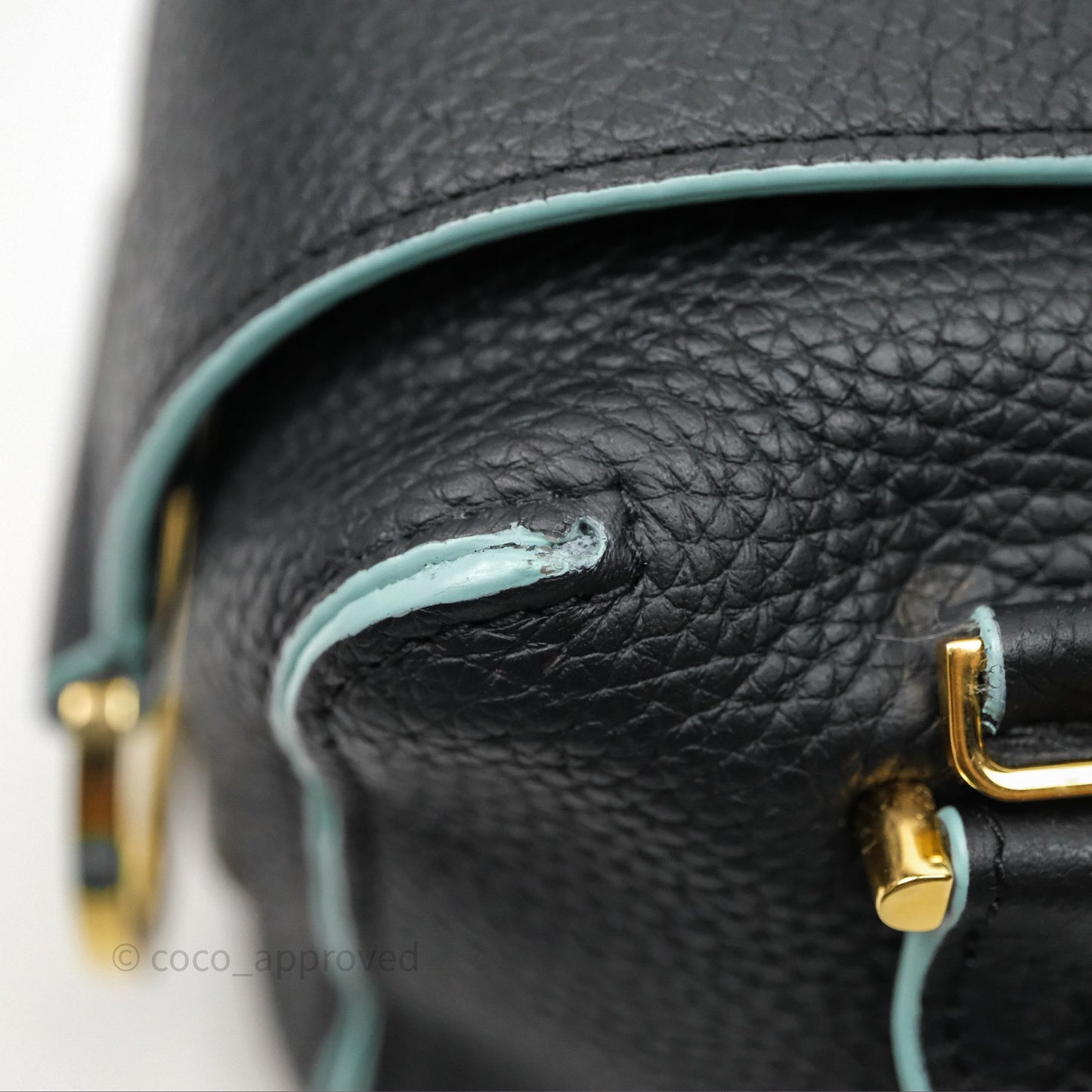 Delvaux Cool Box Mini Taurillon Soft Grained Calfskin Black