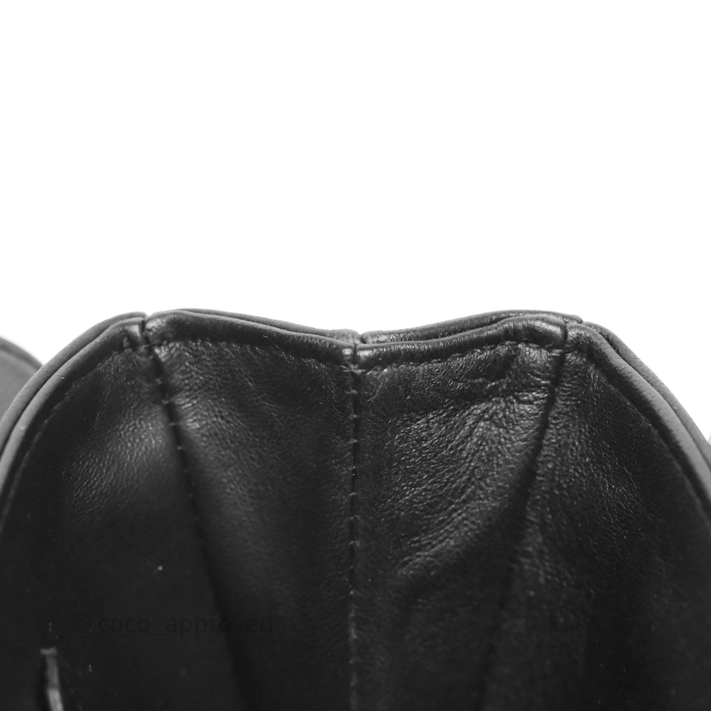 Chanel Quilted Accordion Flap Bag with Handle Black Caviar Aged Gold Hardware 23B
