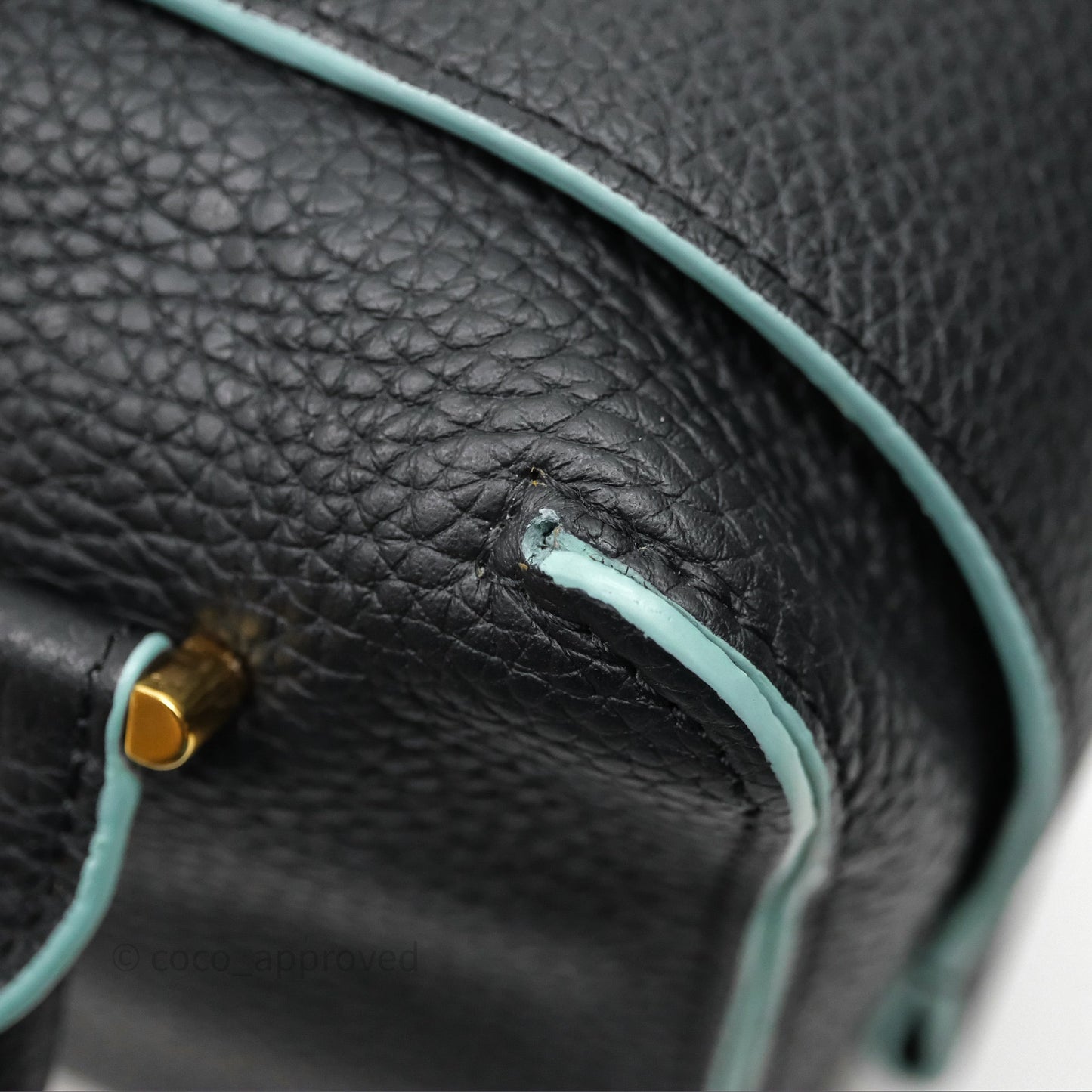 Delvaux Cool Box Mini Taurillon Soft Grained Calfskin Black