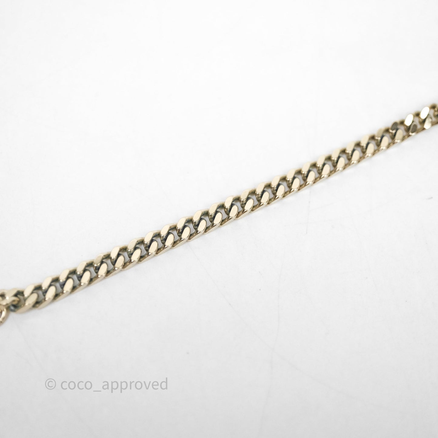 Chanel Crystal Round CC With Pearl Choker 23K