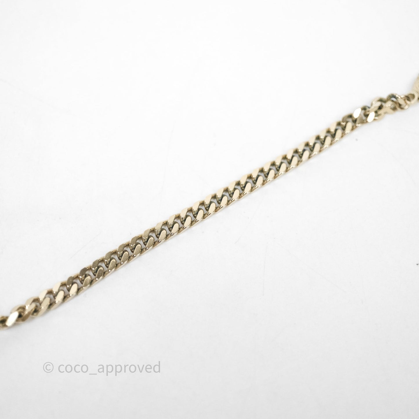 Chanel Crystal Round CC With Pearl Choker 23K