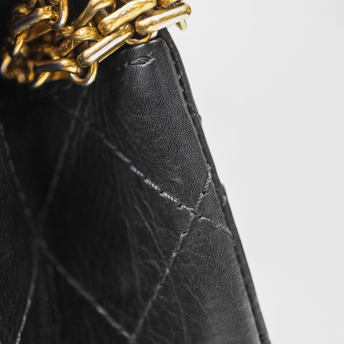 Chanel Quilted 2.55 Reissue 226 Flap Bag Black Aged Calfskin Gold Hardware