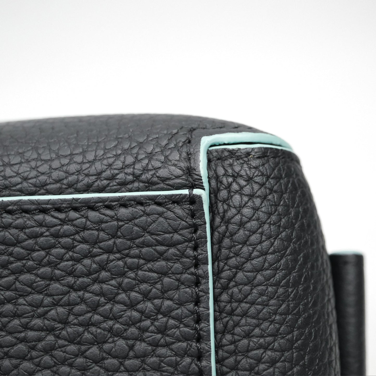 Delvaux Cool Box Mini Taurillon Soft Grained Calfskin Black