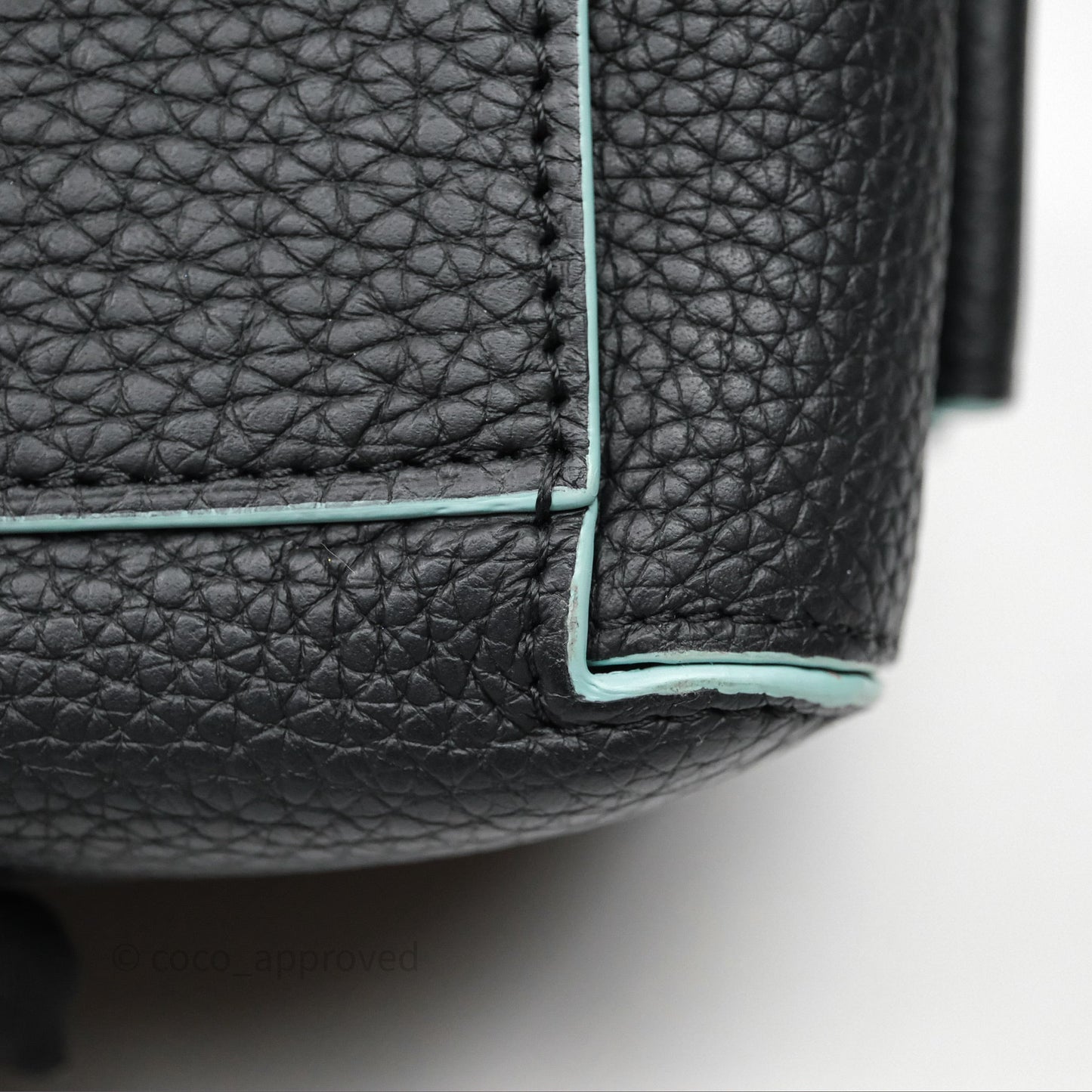Delvaux Cool Box Mini Taurillon Soft Grained Calfskin Black