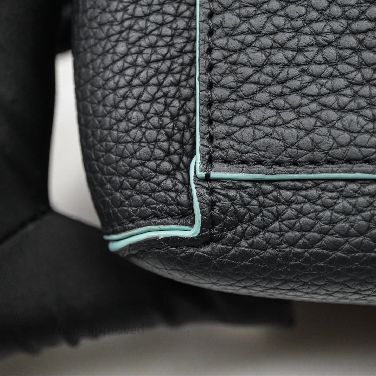 Delvaux Cool Box Mini Taurillon Soft Grained Calfskin Black