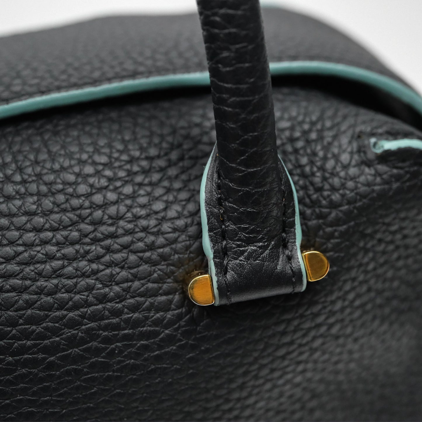 Delvaux Cool Box Mini Taurillon Soft Grained Calfskin Black
