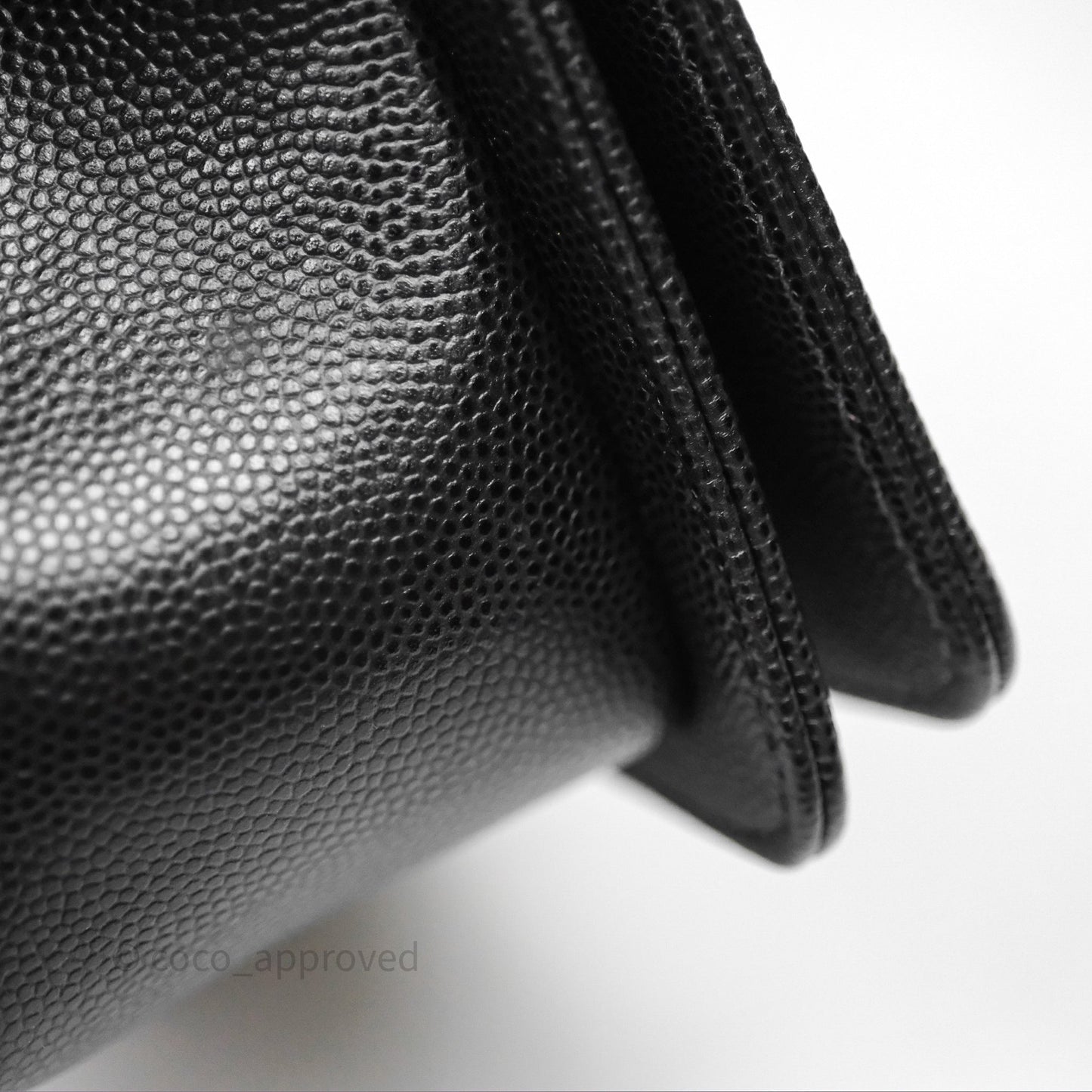 Chanel Small Quilted Boy Black Caviar Gold Hardware