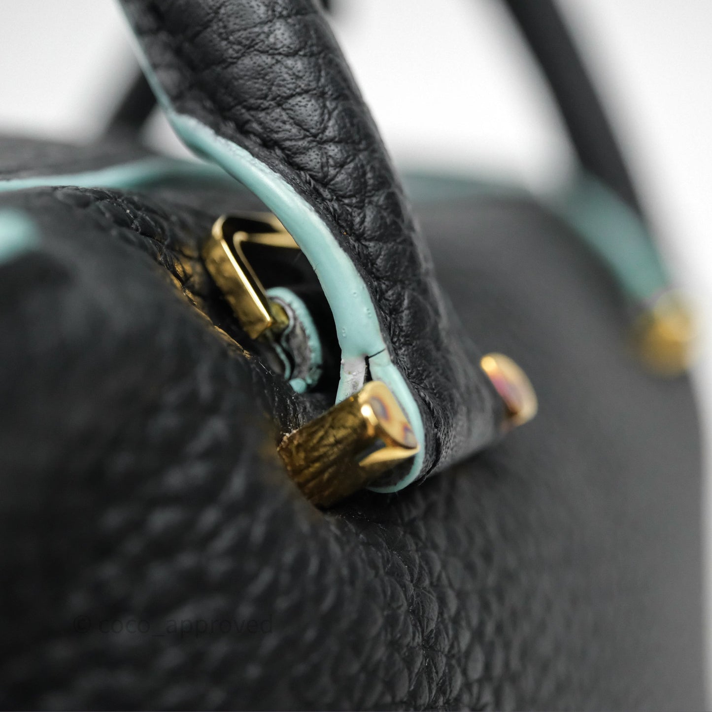 Delvaux Cool Box Mini Taurillon Soft Grained Calfskin Black
