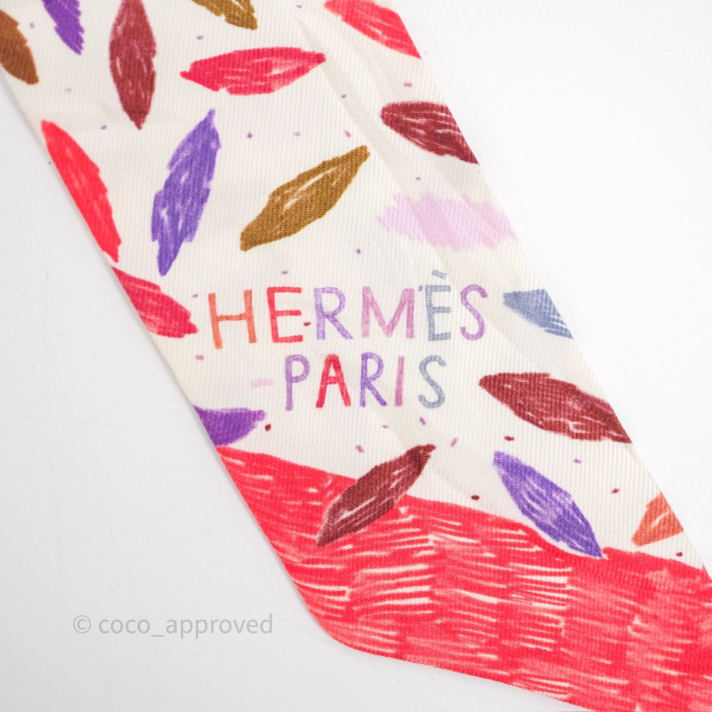 Hermès Chacun Fait Son Nid Silk Twilly