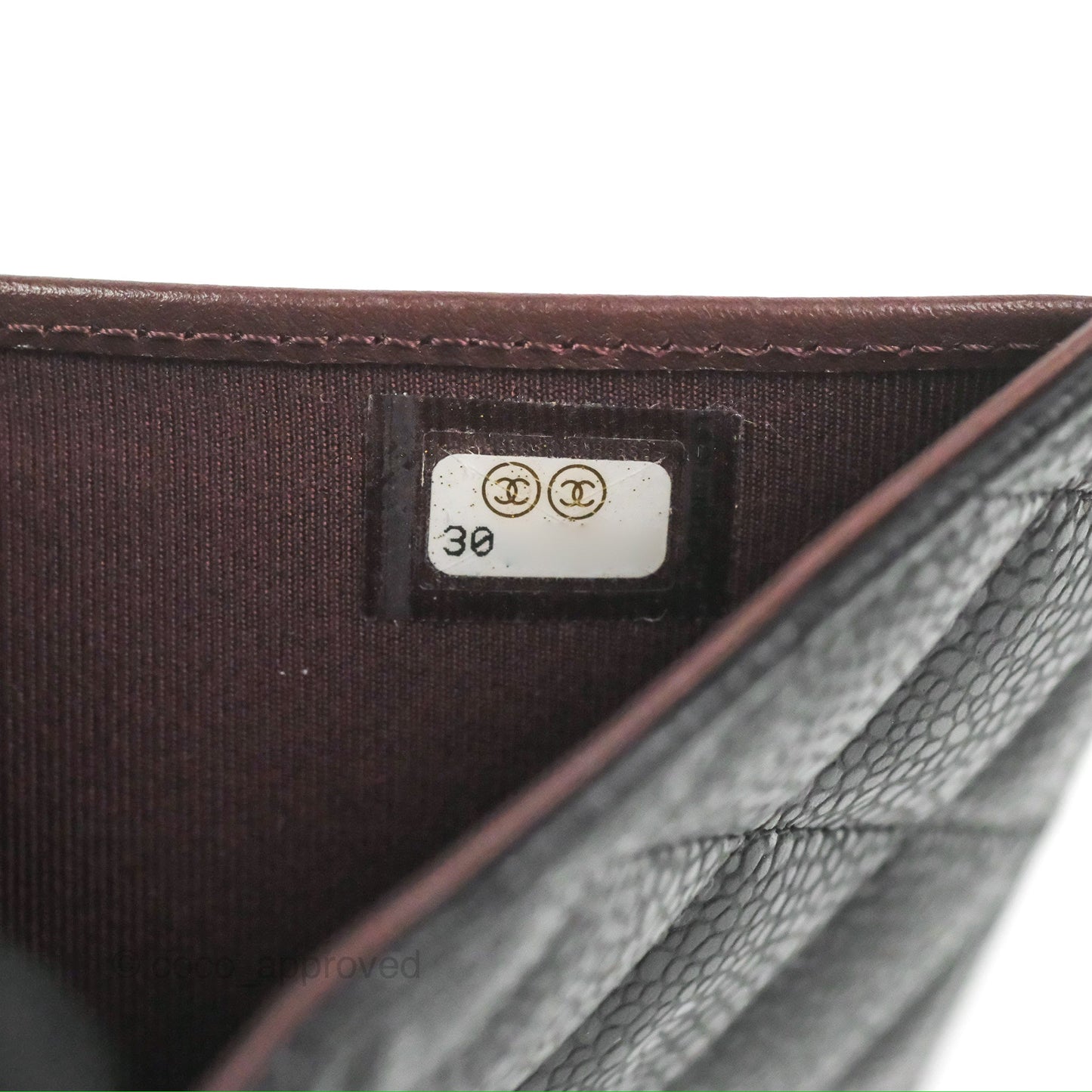 Chanel Classic Short Flap Wallet Black Caviar Gold Hardware