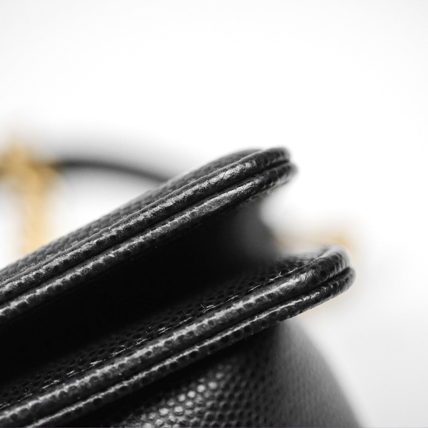 Chanel Small Quilted Boy Black Caviar Gold Hardware