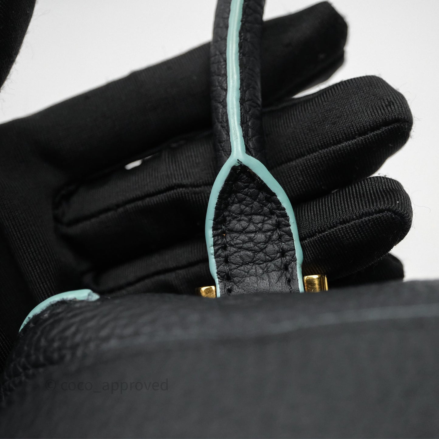 Delvaux Cool Box Mini Taurillon Soft Grained Calfskin Black