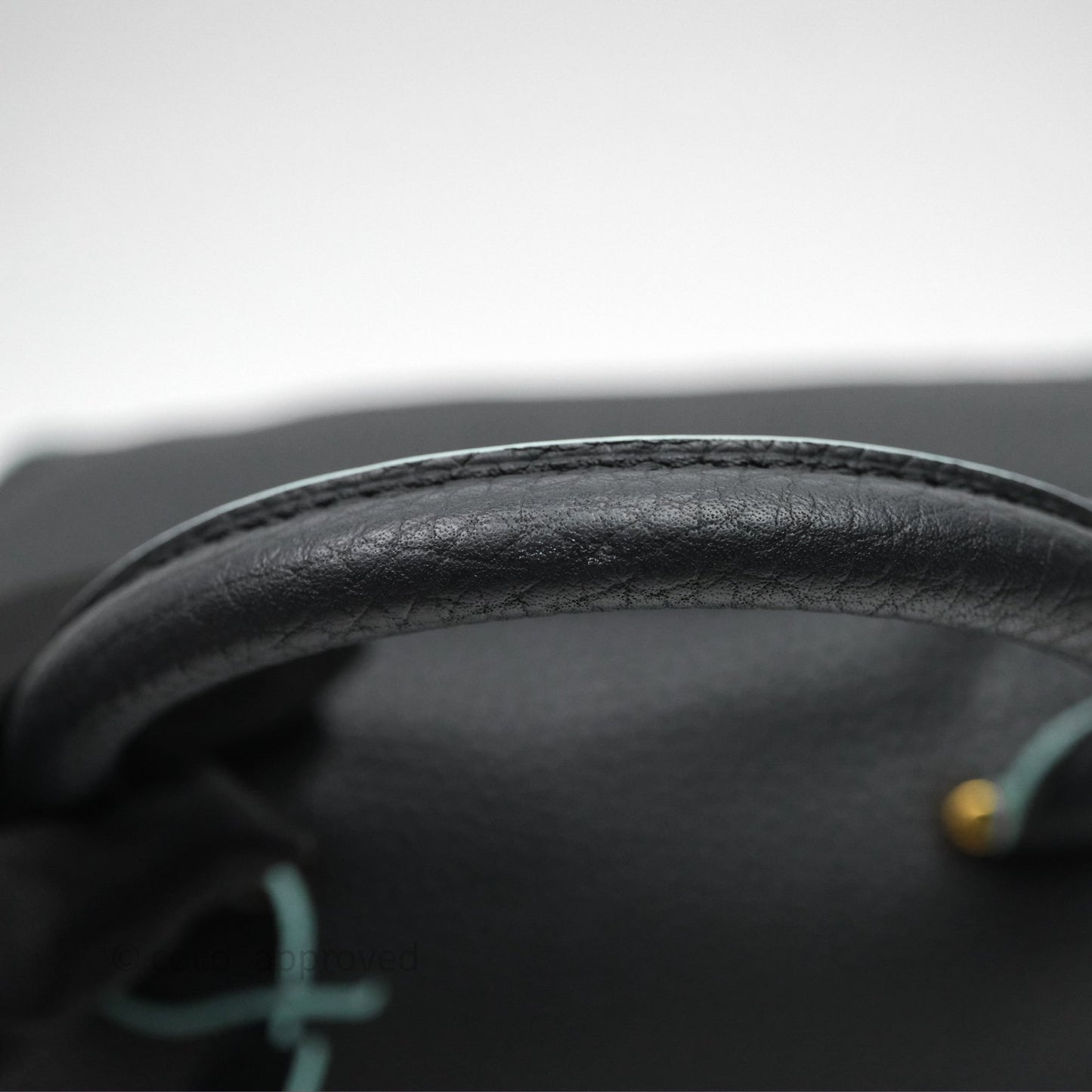Delvaux Cool Box Mini Taurillon Soft Grained Calfskin Black