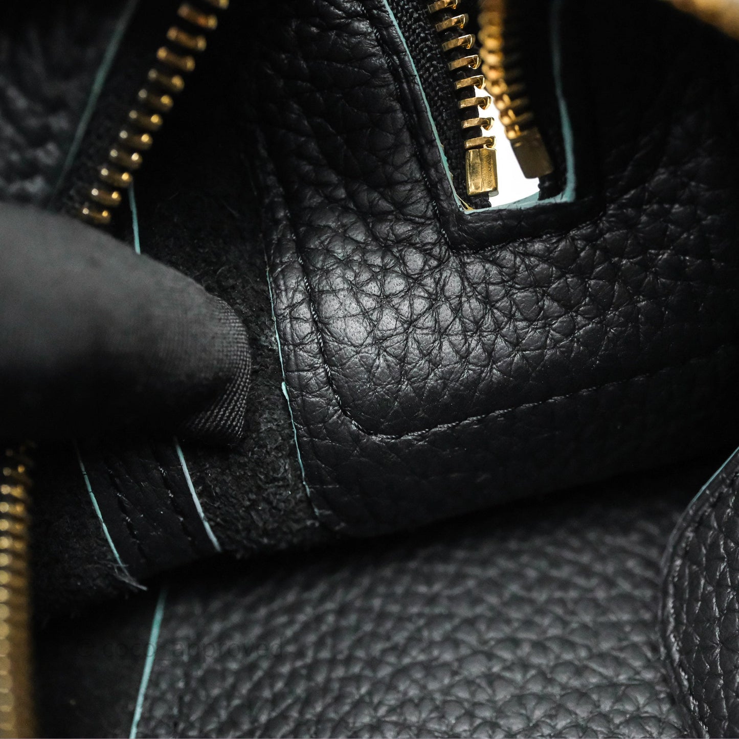 Delvaux Cool Box Mini Taurillon Soft Grained Calfskin Black