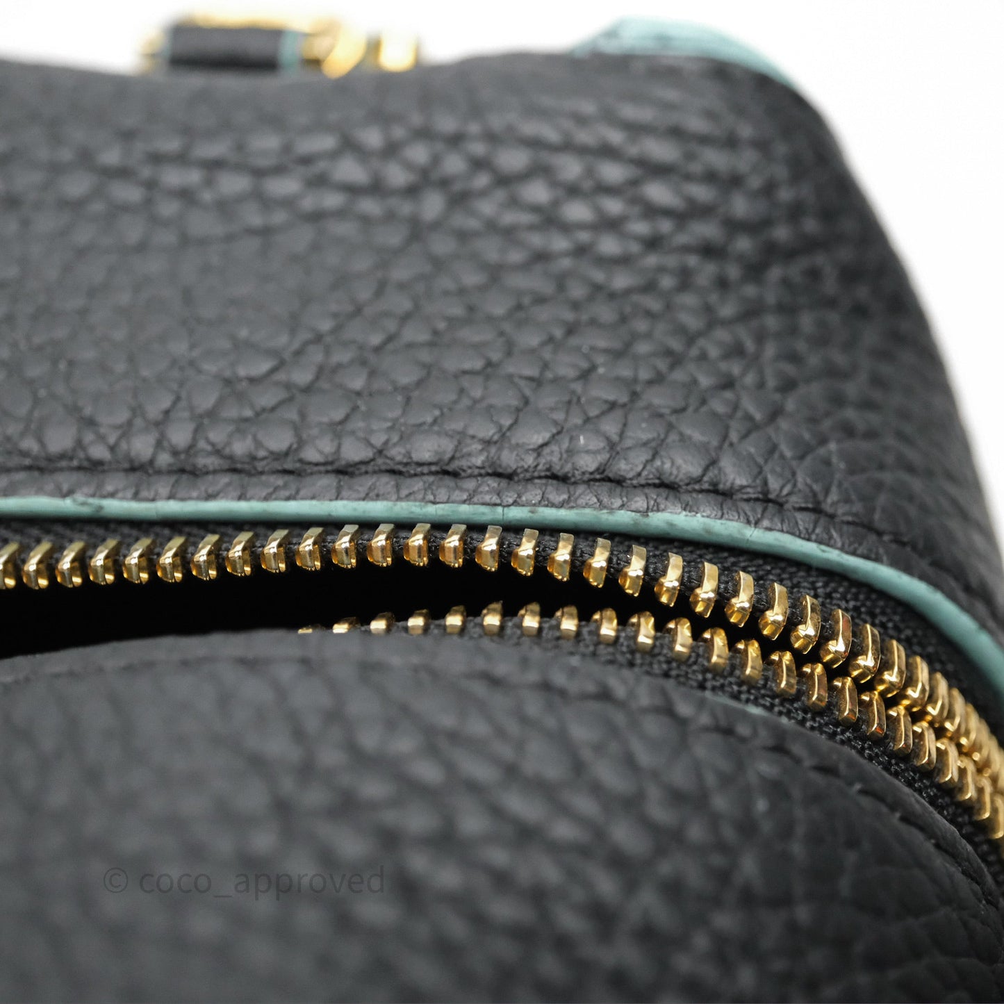 Delvaux Cool Box Mini Taurillon Soft Grained Calfskin Black