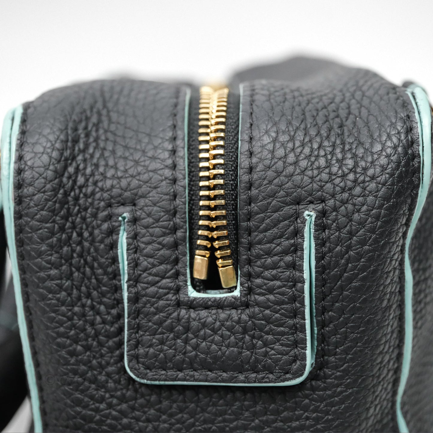 Delvaux Cool Box Mini Taurillon Soft Grained Calfskin Black