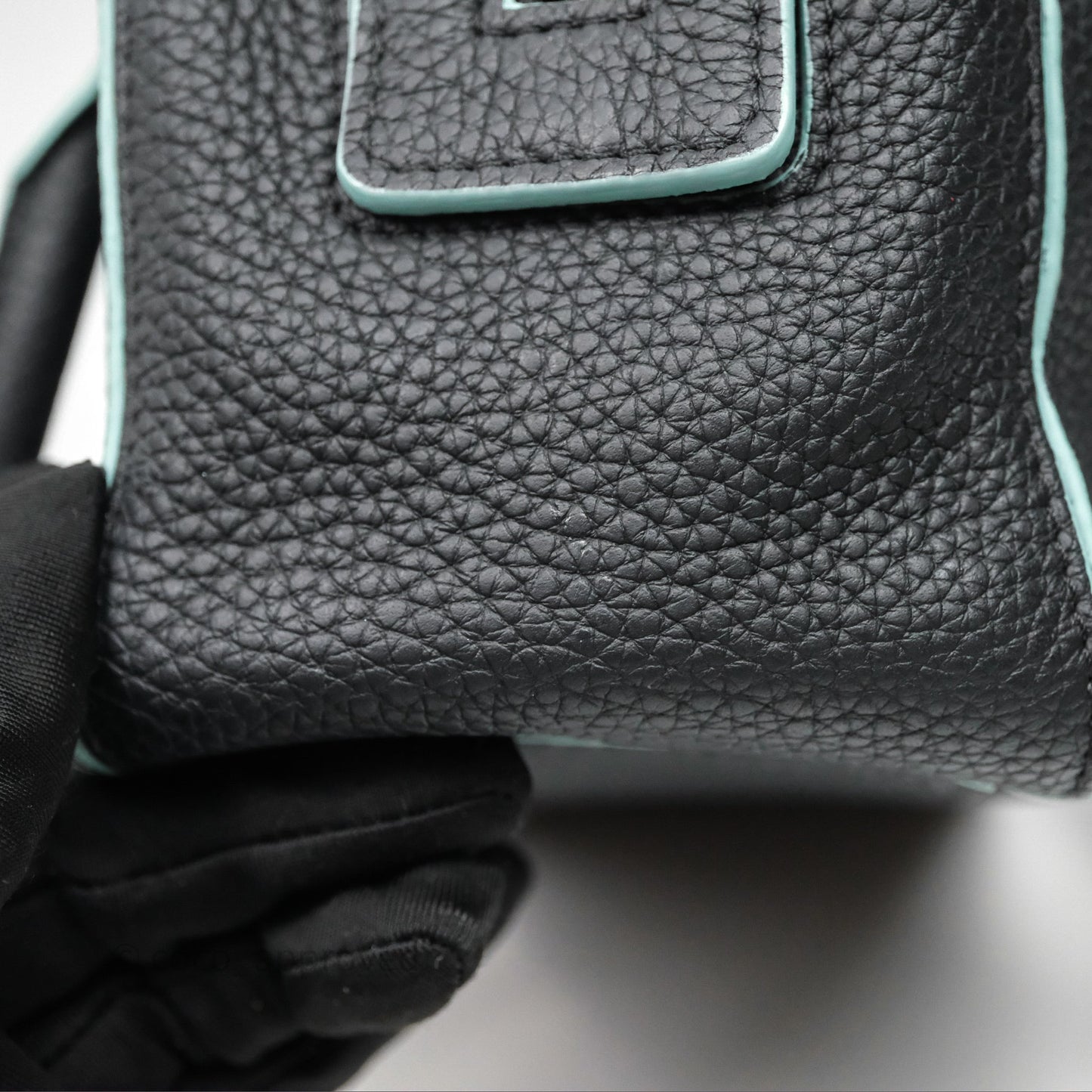 Delvaux Cool Box Mini Taurillon Soft Grained Calfskin Black