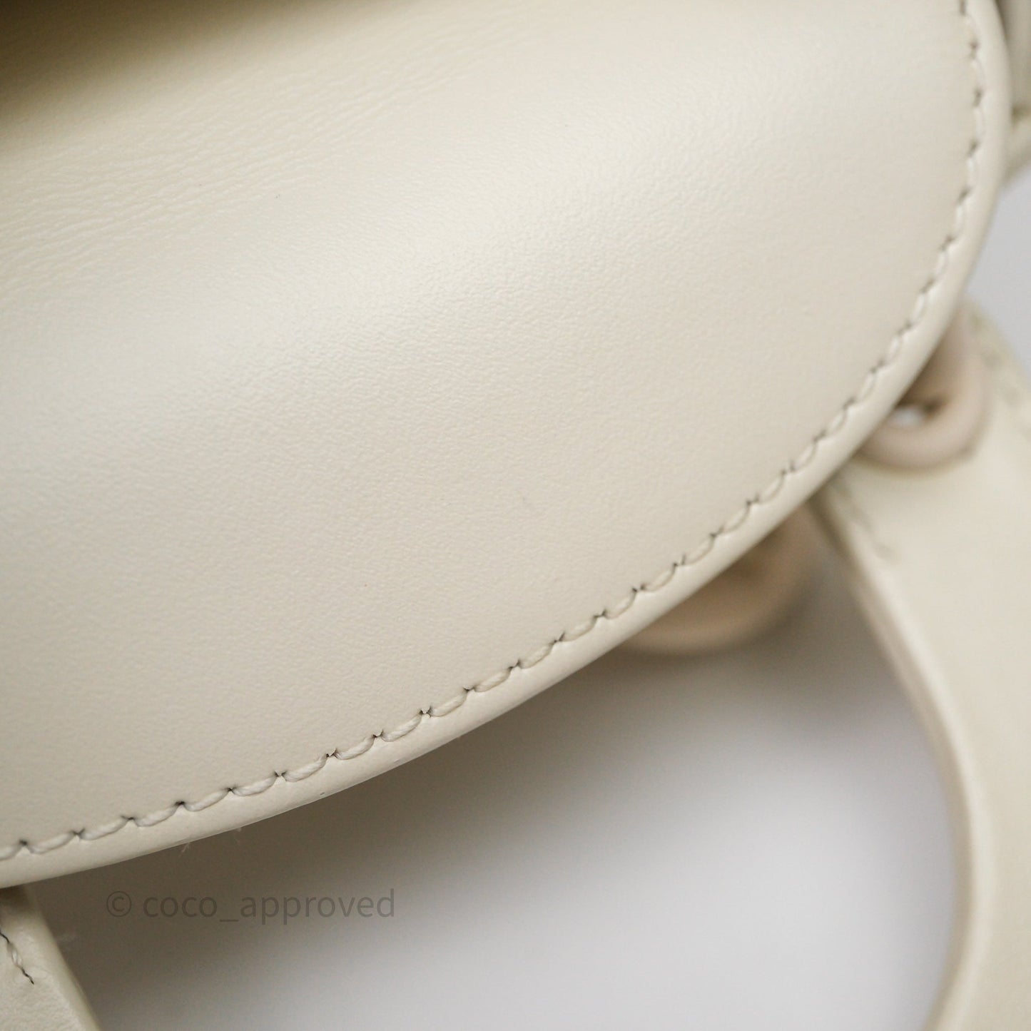 Dior Micro Lady Dior Latte Cannage Calfskin with Diamond Motif