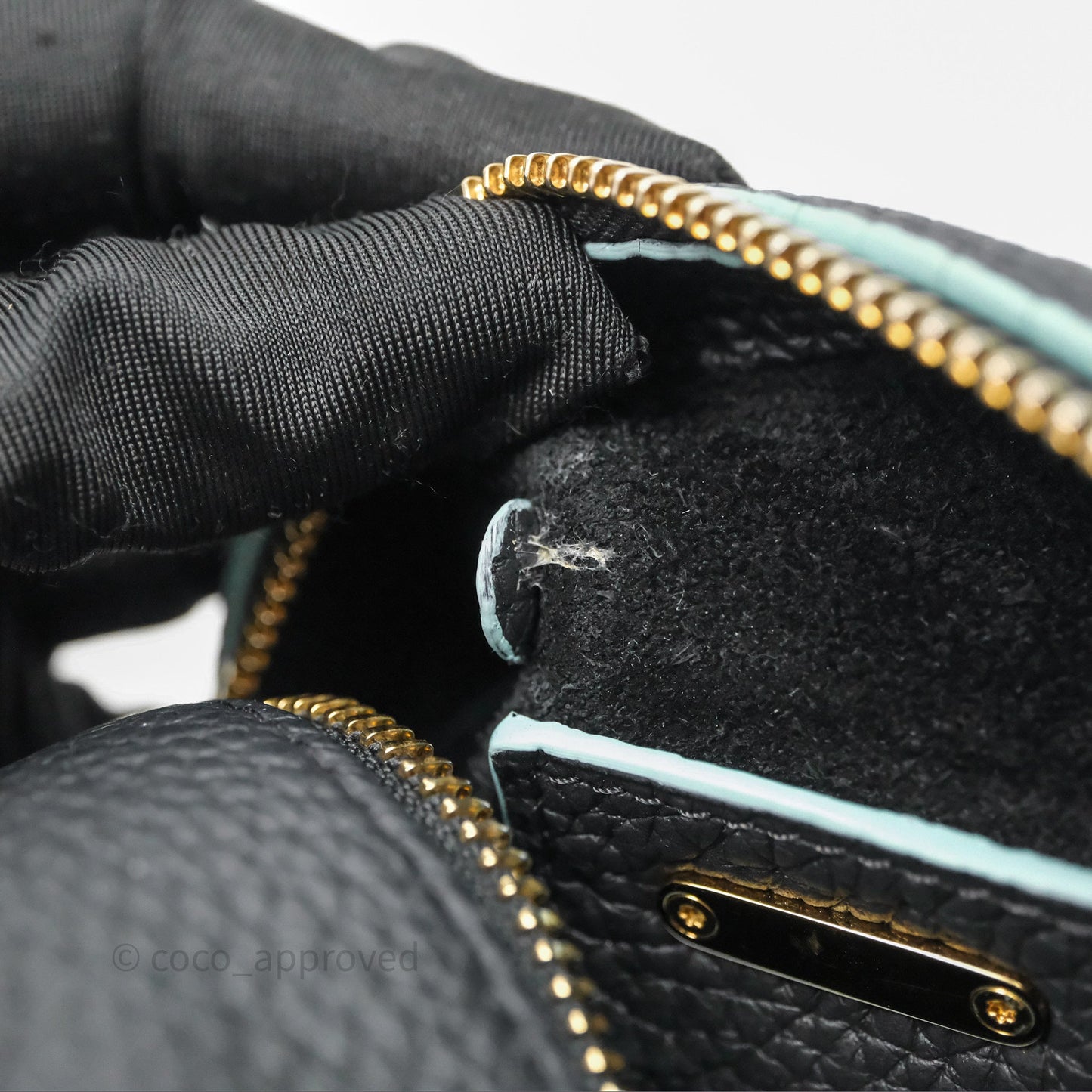 Delvaux Cool Box Mini Taurillon Soft Grained Calfskin Black