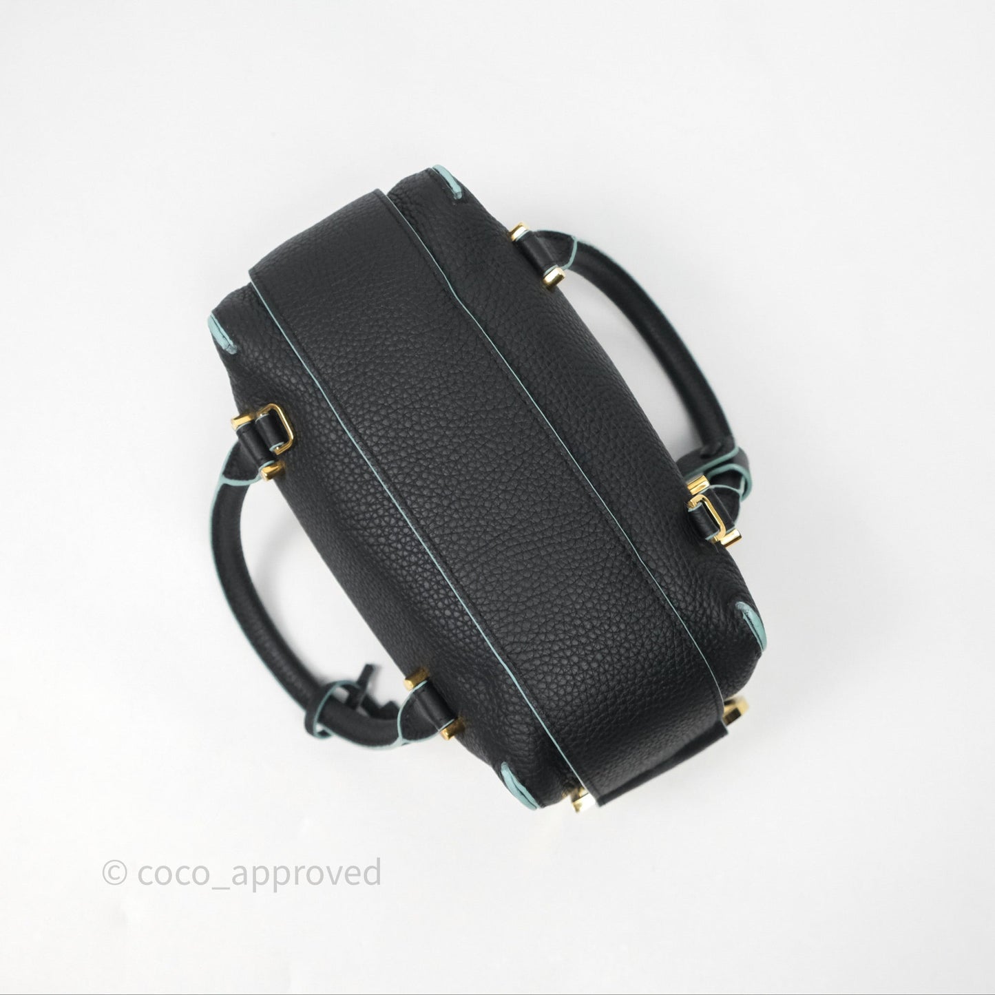 Delvaux Cool Box Mini Taurillon Soft Grained Calfskin Black
