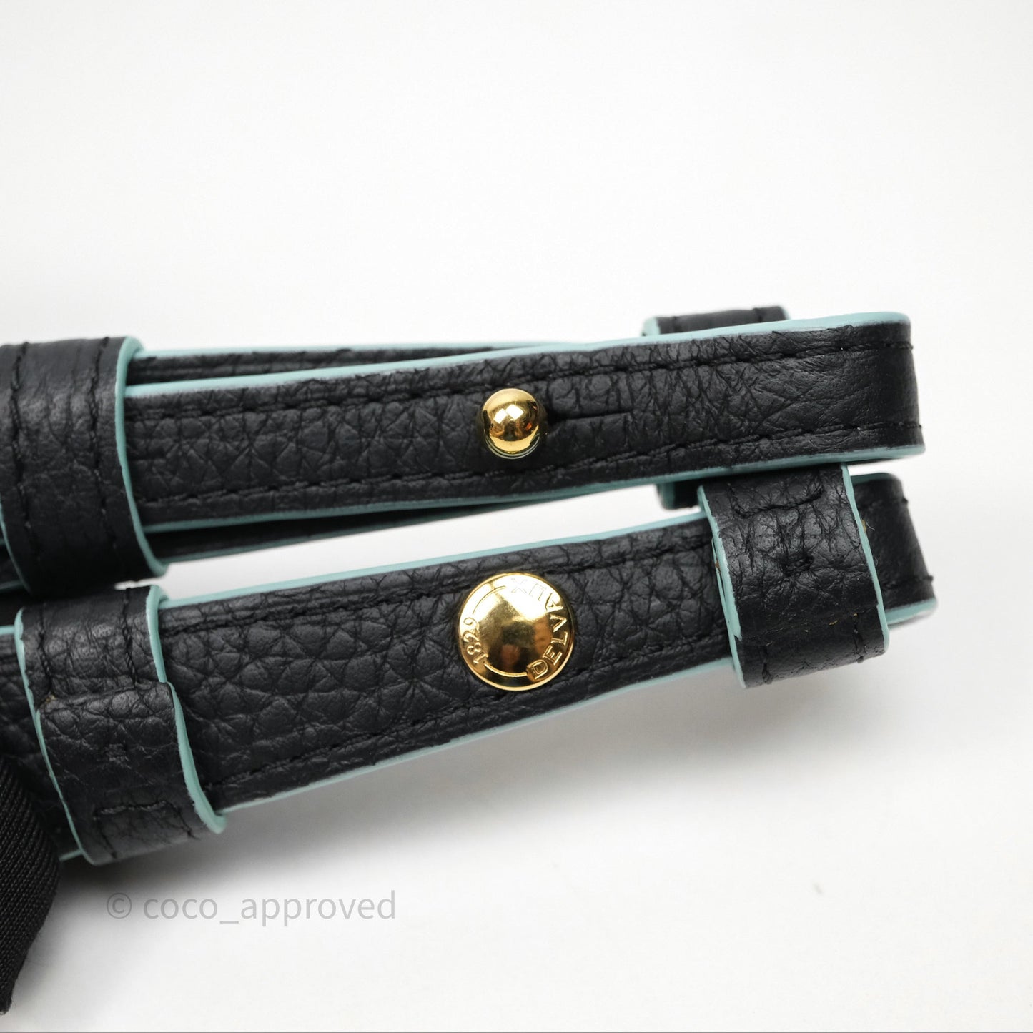 Delvaux Cool Box Mini Taurillon Soft Grained Calfskin Black