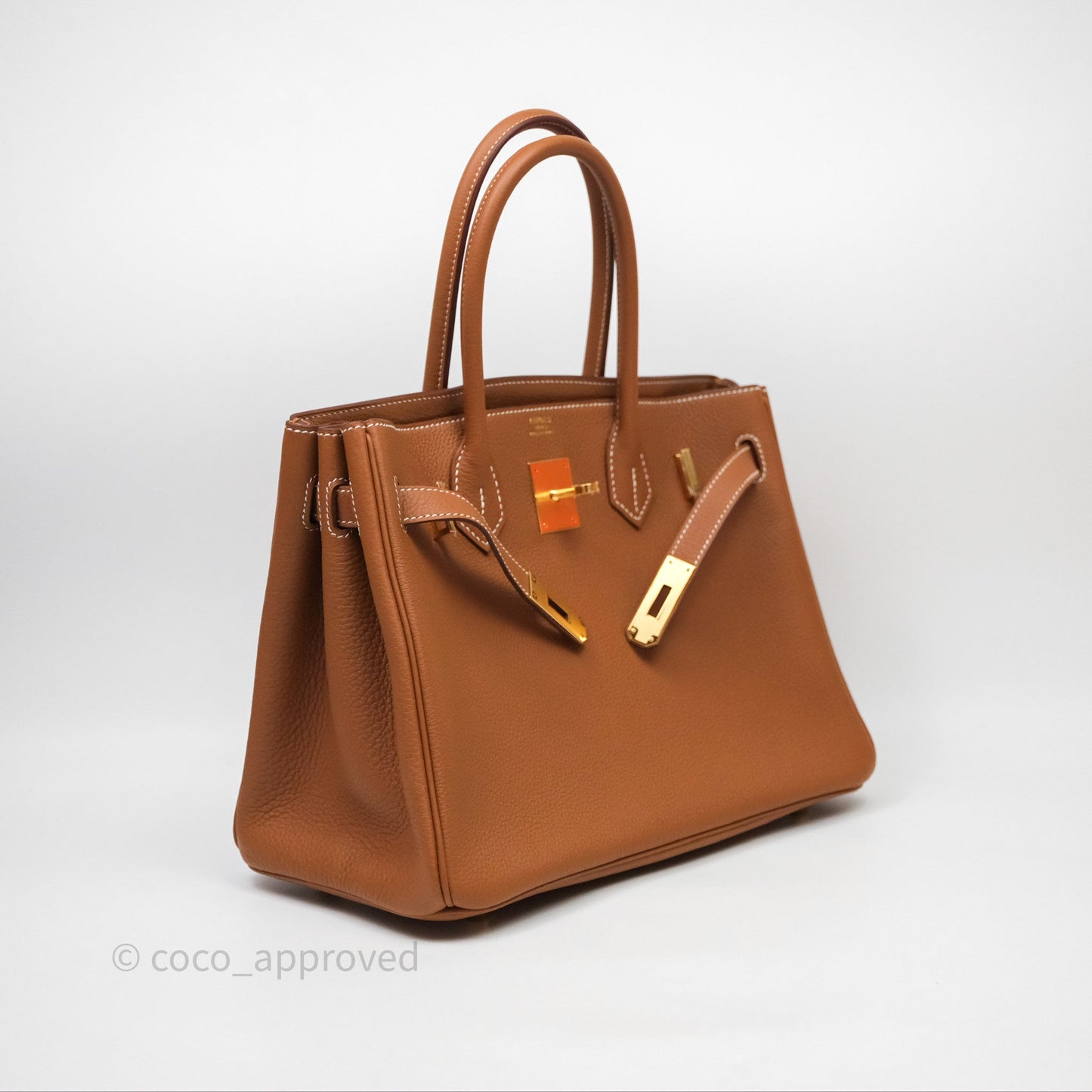 Hermès Birkin 3 In 1 30 Retourne Gold Togo/Swift Gold Hardware