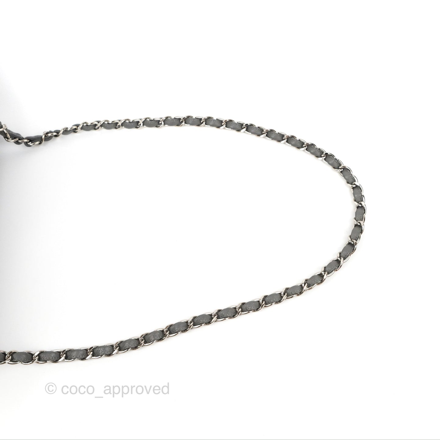 Chanel Jumbo Single Flap Grey Caviar Silver Hardware⁣⁣